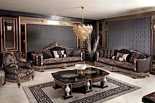 Modern çizgilerden oluşan luxury koltuk takımı modelleri | SRÇ Klasik Mobilya