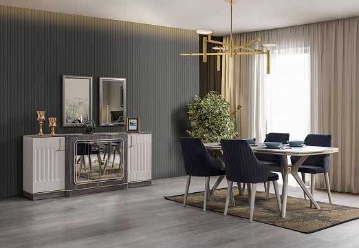 Modern Yemek Odası Takımları: Minimalist İhtişam ve Fonksiyonel Sanat | SRÇ Klasik Mobilya