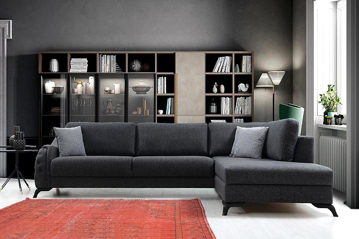 Luna Modern Köşe Koltuk Takımı | SRÇ Klasik Mobilya